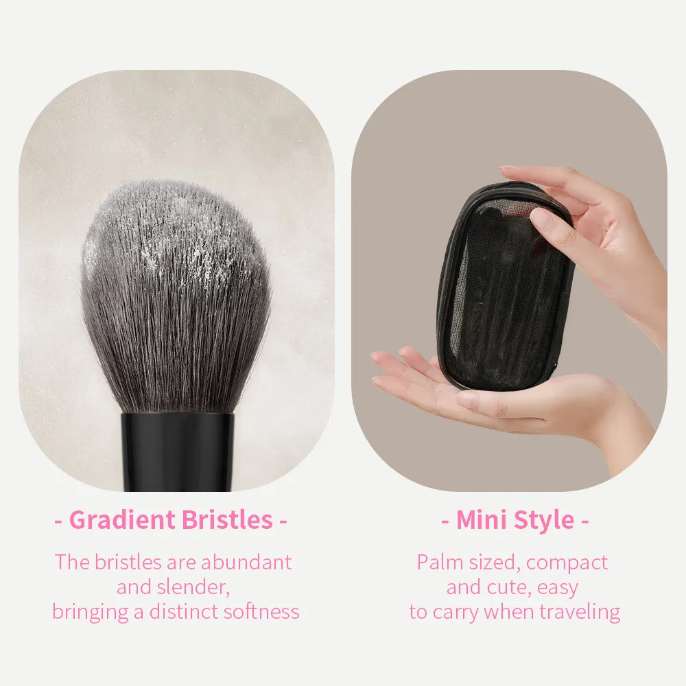Conjunto de Ferramentas de Beleza para Maquiagem 12PCS Conjunto de Pincéis Cosméticos com Cabo de Madeira para Rosto, Lábios e Sombra de Olhos