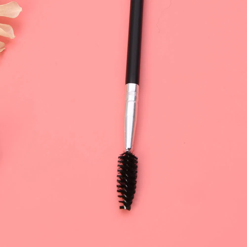 Escova de Maquiagem Premium Angulada de Duplo Uso para Sobrancelhas Novidade em Beleza Cuidados Cosméticos