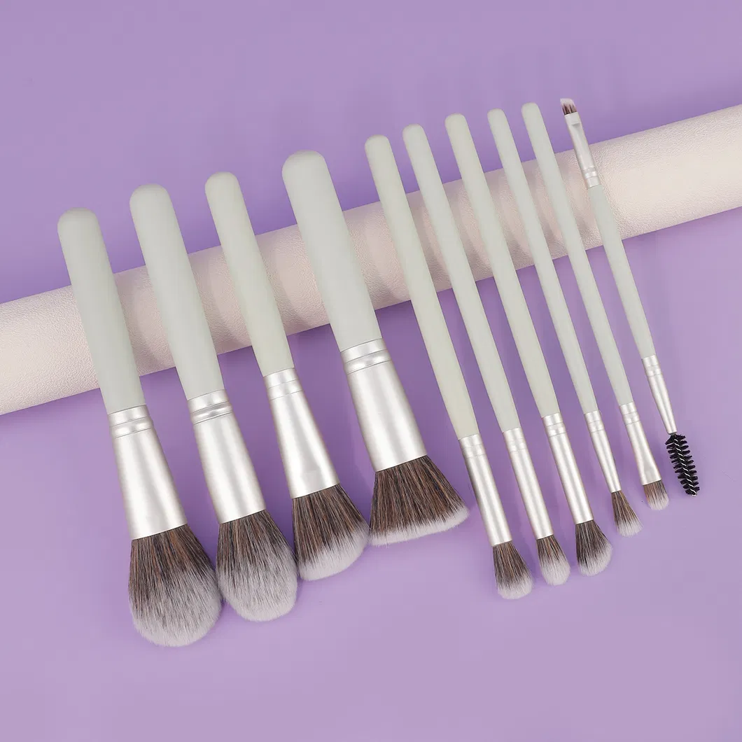 Conjunto de pincéis portátil com estojo