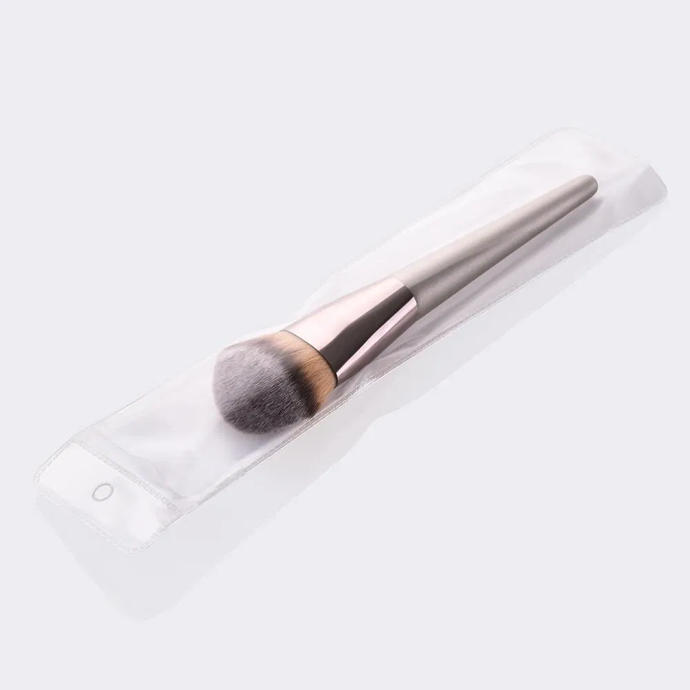 Pincel de Maquiagem Kabuki para Base Líquida Topo Plano Especialista em Aplicação Mistura Esfumaçamento Maquiagem Creme Pó Pincel Mineral