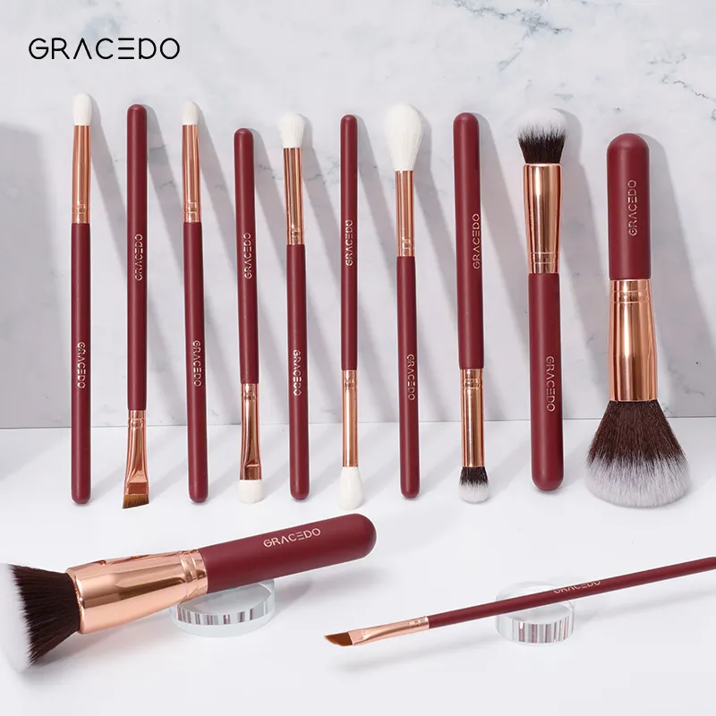 Conjunto Completo de Pincéis de Maquiagem para Base, Corretivo e Sombra