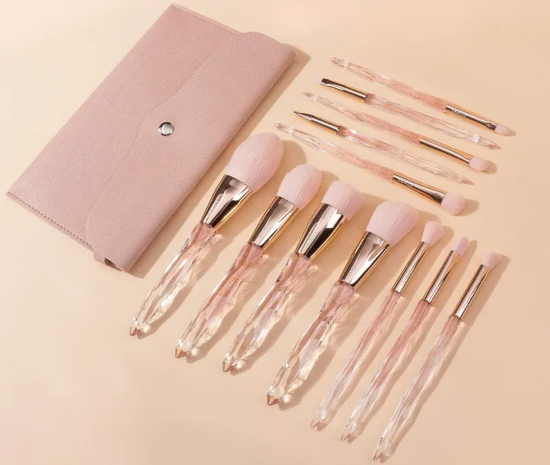 Conjunto de Pincéis de Maquiagem Pó Blush Pincel de Sombra Pincel de Corretivo Pincel de Maquiagem 3