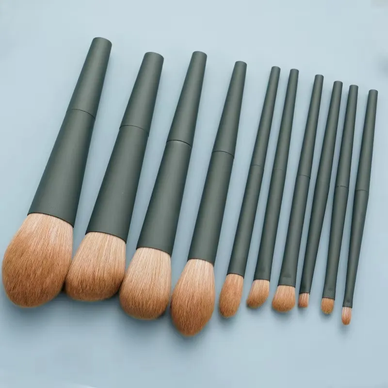 Conjunto de Pincéis Cosméticos Sintéticos Macios para Maquiagem Profissional do Dia a Dia