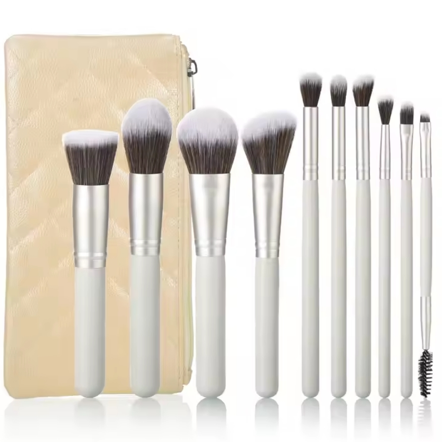 Conjunto de pincéis para maquiagem de 18PCS, para pele, pincéis para maquiagem sintéticos Private Label