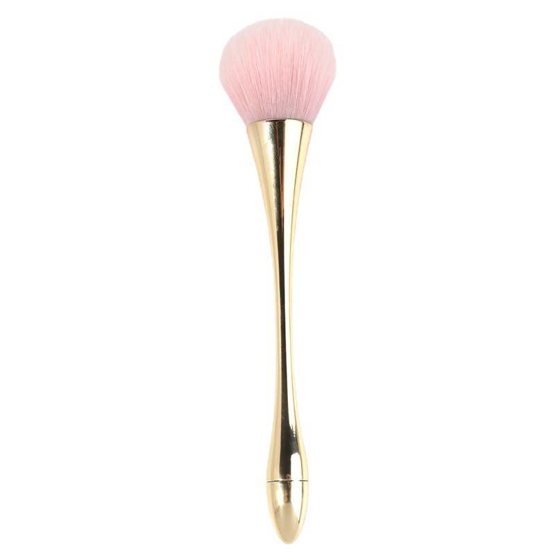 Novo Pincel de Maquiagem Dourado: Pequena Ferramenta de Blush em Pó Solto