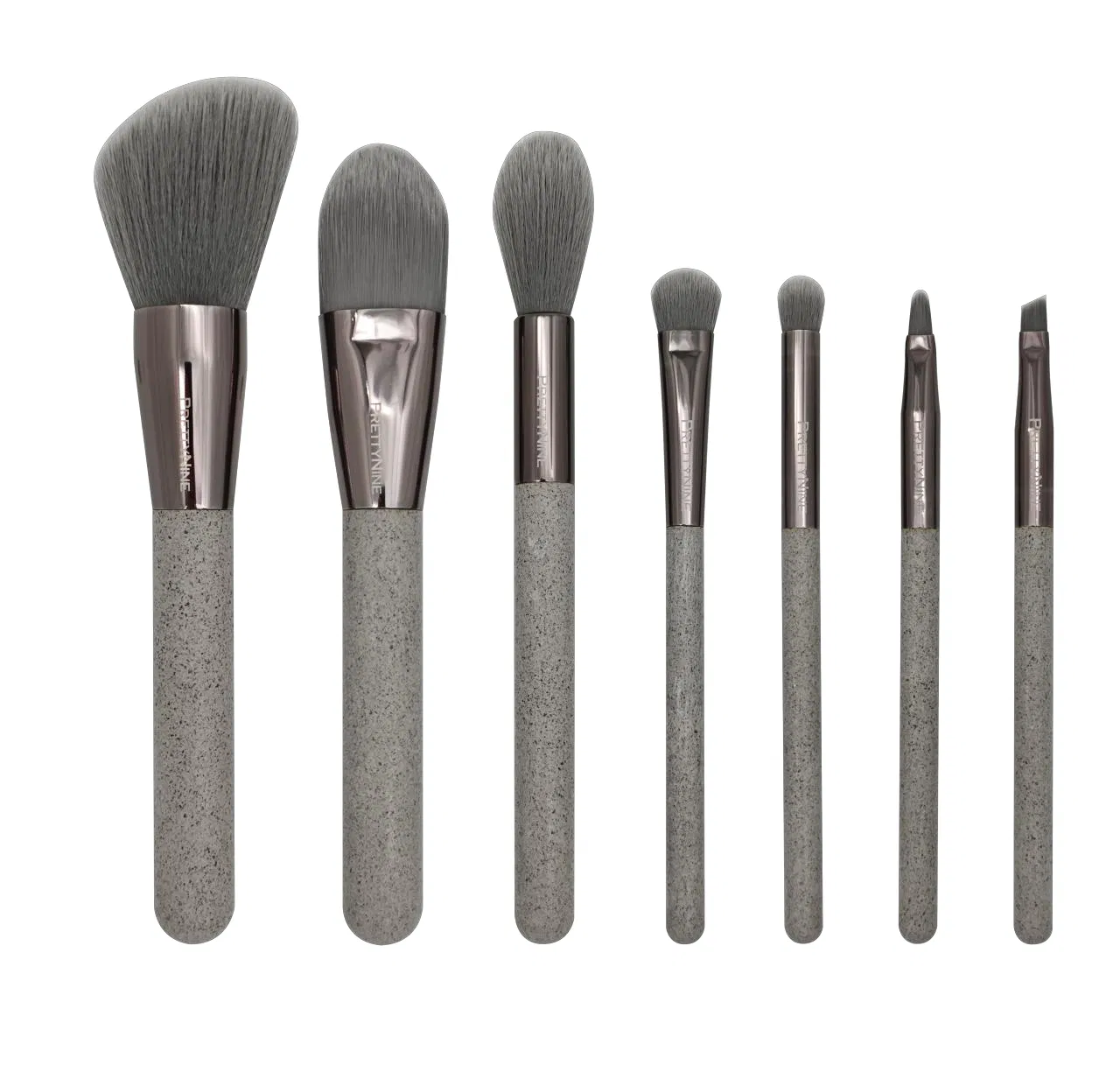 Conjunto de Pincéis de Maquiagem Ecológicos e Práticos para Vidas Ocupadas