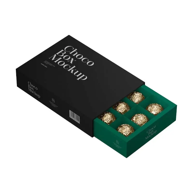 Custom Personalised Customized Premium Empty Chocolate Boxes Gift Packaging With Inserts Suppliers, Factories