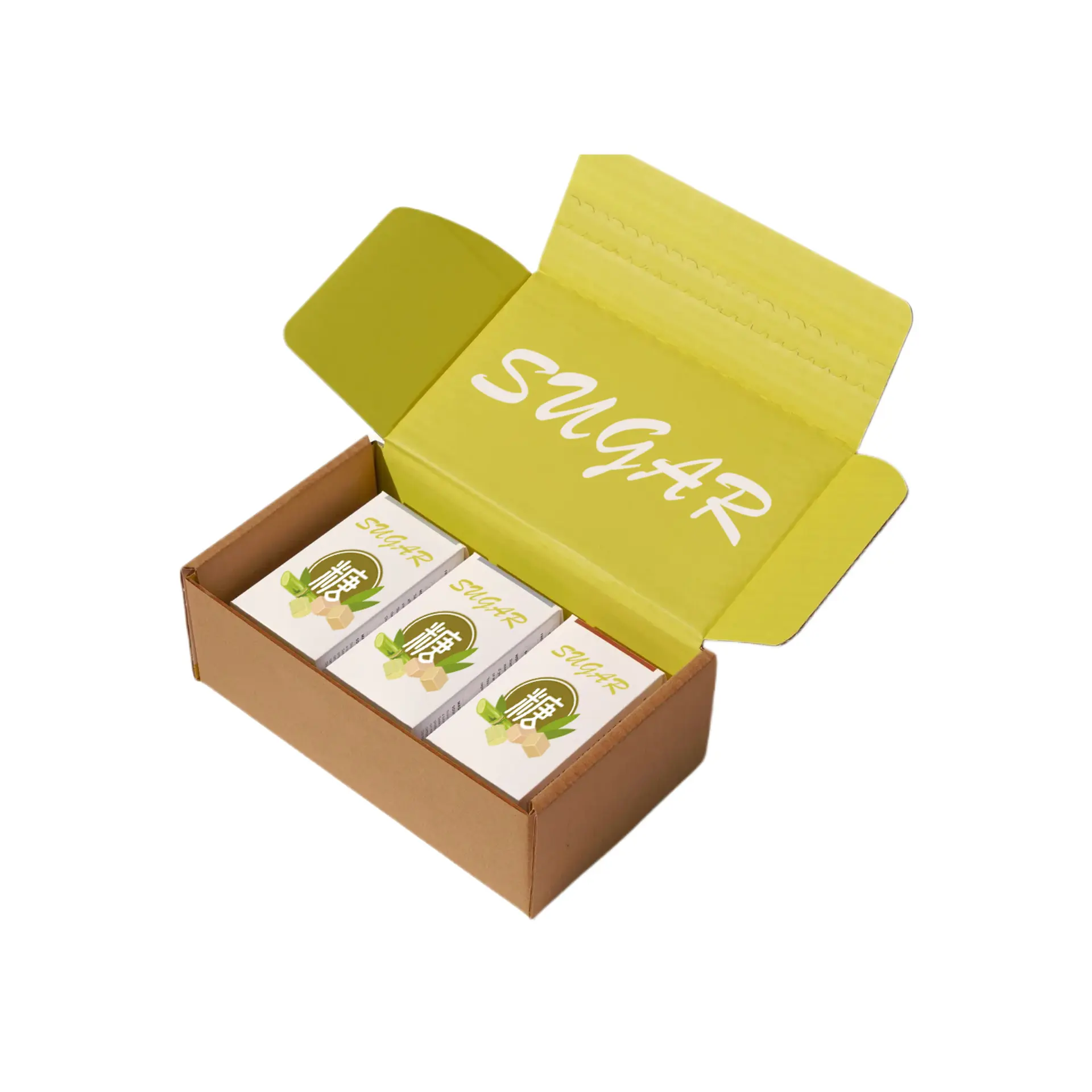 Custom Customized Hot Stamping Tear Off Small Corrugated Cardboard Boxes With  Logo Supplier, Suppliers