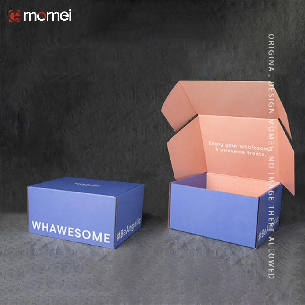 Custom Personalized Customized Double Sided Printed Folding Cardboard Postal Boxes Suppliers, Factory