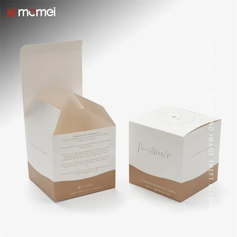 High-Quality Printing Paper Foldable Boxes For Packaging Candles Supplier, Factory