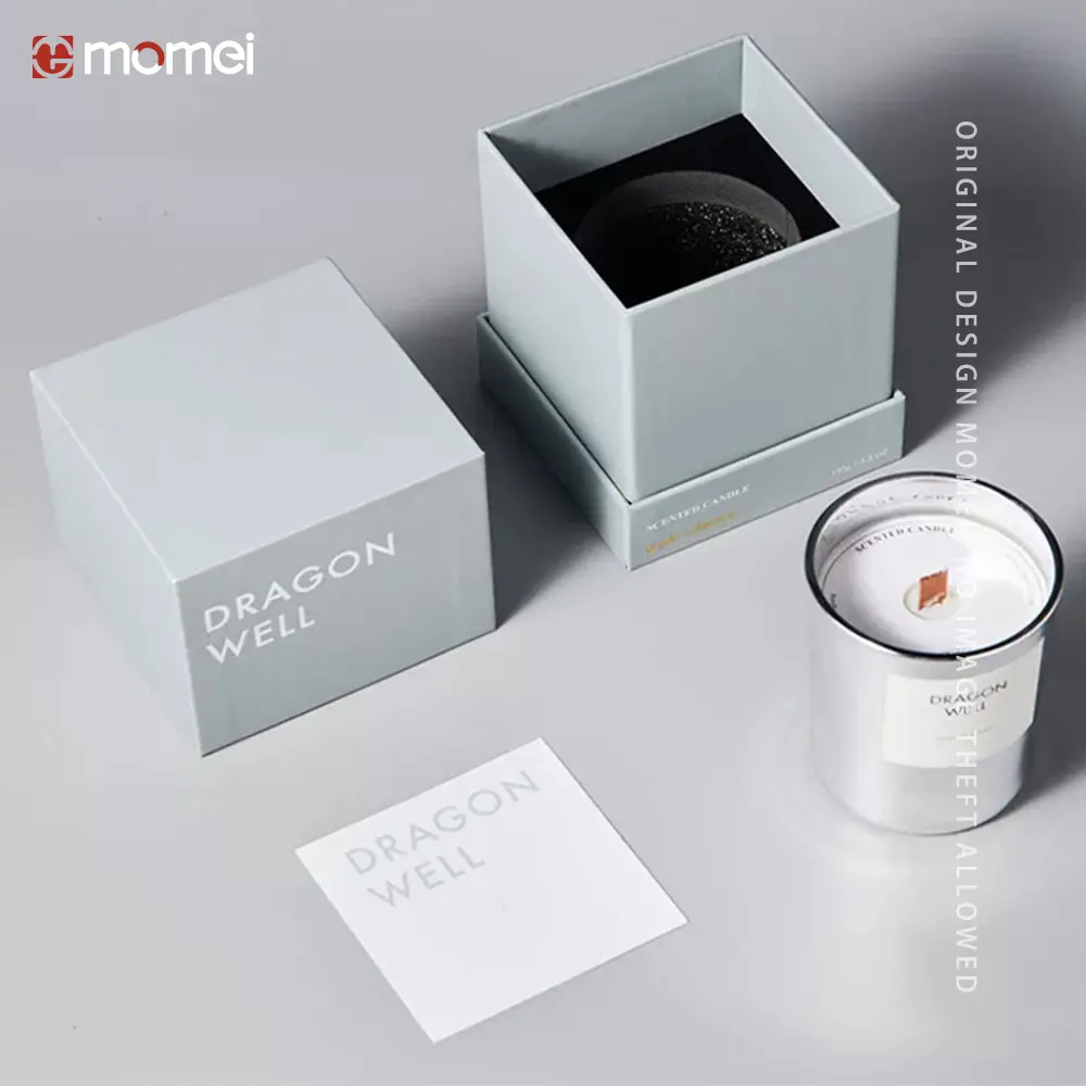 High-Quality Momei Custom Rigid Personalized Candle Boxes With Insert Supplier, Factories