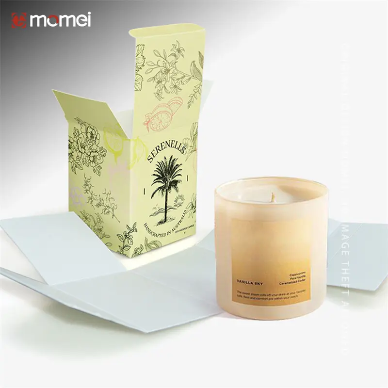 High-Quality Customized Personalized Cardboard Folding Paper Boxes For Candles Supplier, Factories