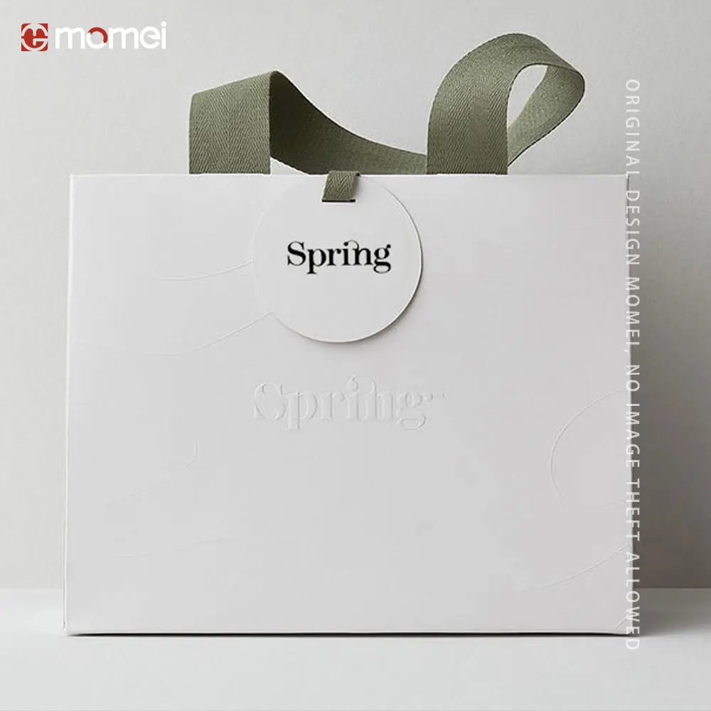 Custom China Suppliers Factory Printed Small Paper Square Gift Bags with Handles for Gift Packaging Supplier, Factory