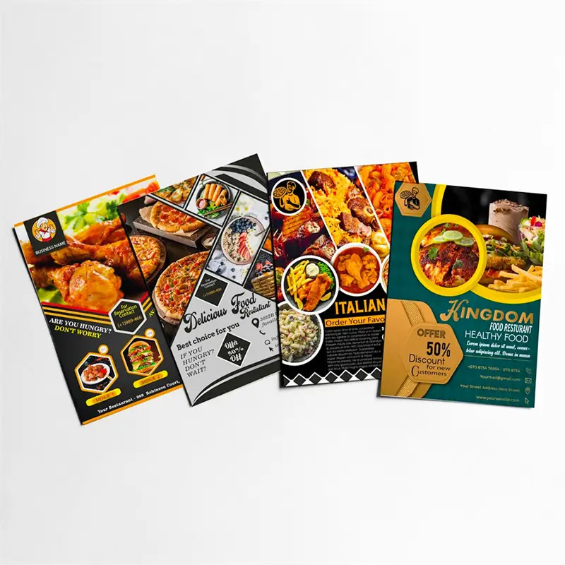 High-Quality Customize Simple Food Booklet Hamburger Restaurant Menu Design Suppliers, Factories