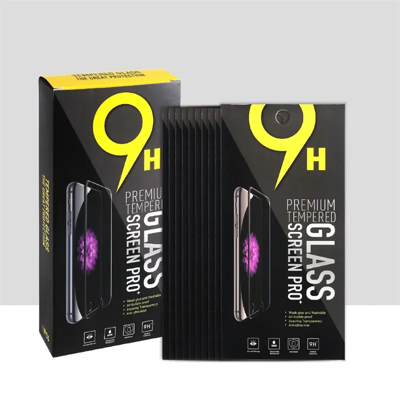 Custom Customized Hanging Hot Stamping Phone Screen Film Printed Cartons Suppliers, Factories