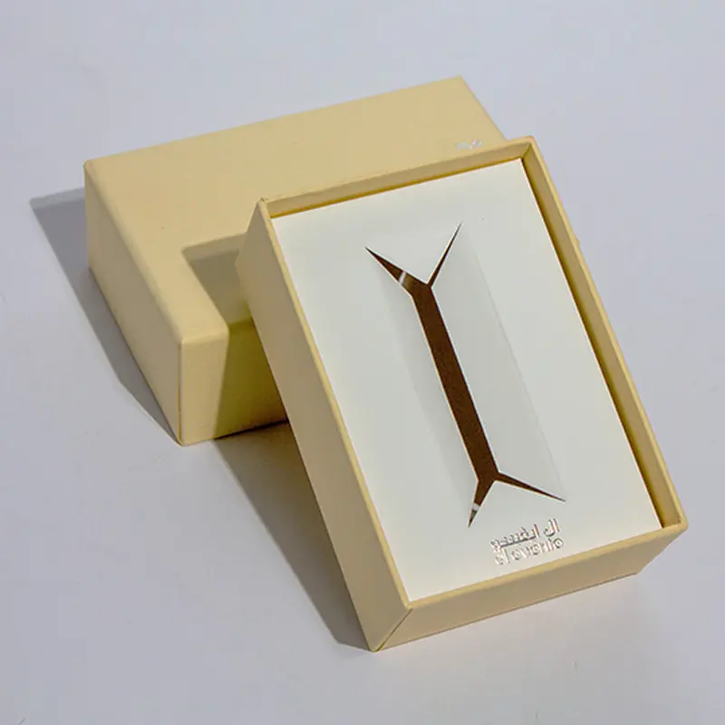 Custom Hot Stamping Silver Process Cardstock Inner Tray Lipstick Container Boxes Packaging With Logo