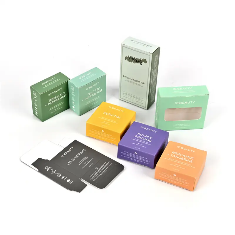 Custom Printed Colored Beauty Folded Packaging Boxes