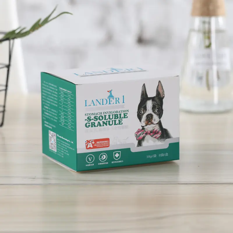 Custom Customized Folding Pet Medicine Printing Paper Box Supplier, Factory