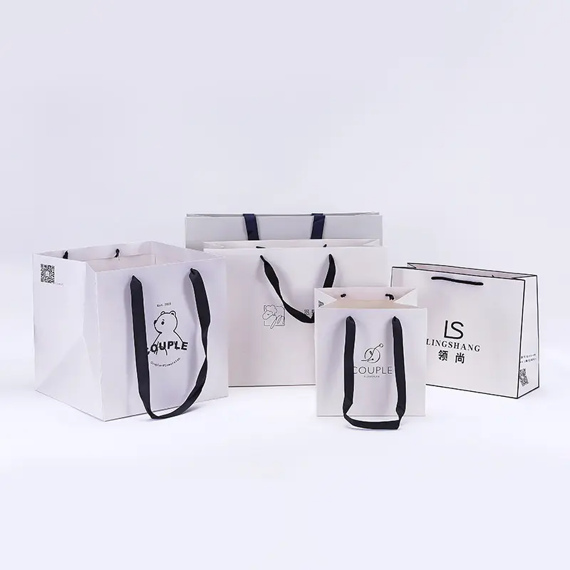 High-Quality Bespoke Printed Square Floral Thick Paper Carry Bags For Gifts Factory, Factories
