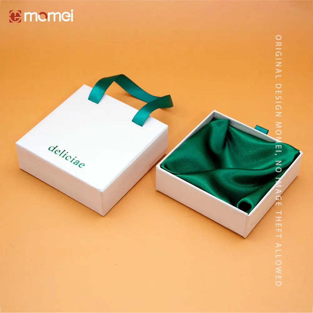 Custom Printed Paper Hot Foil Stamping Jewelry Cardboard Gift Packing Boxes With Handles Factory, Service
