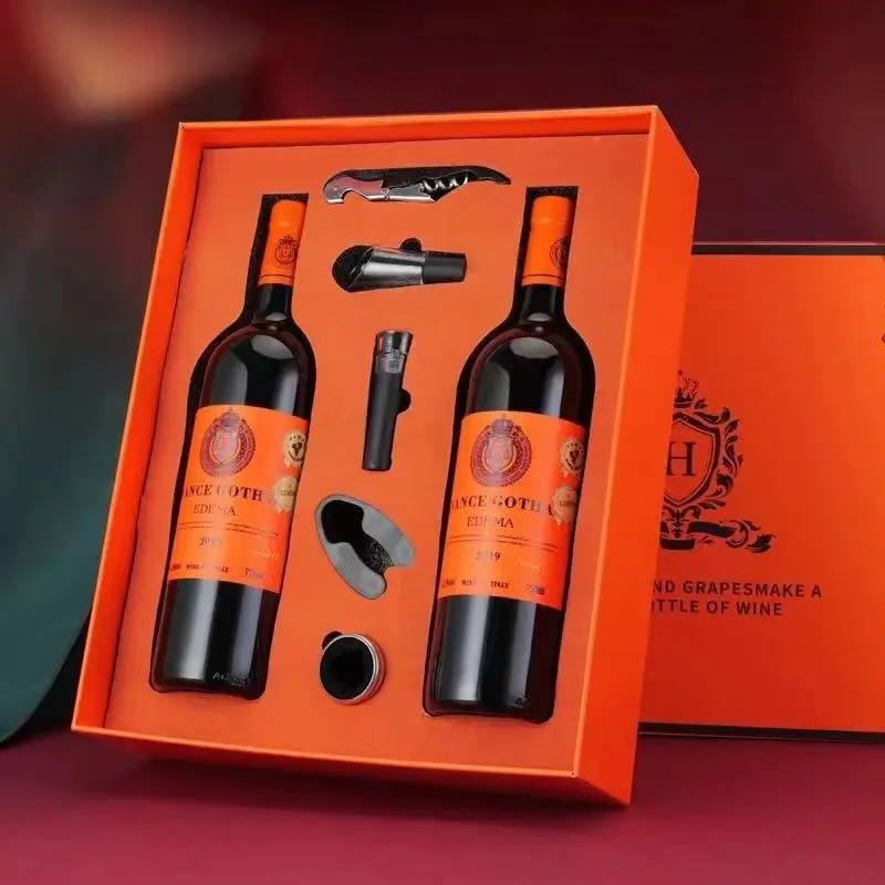 Custom Customized Design Personalised Wine Package Gift Boxes For Wine Glasses Factory, Factories