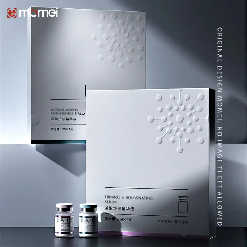 High-Quality Customized Silver Cardboard Skincare Boxes from China Suppliers | Anti-Wrinkle Essence Packaging Factory Supplier, Factories