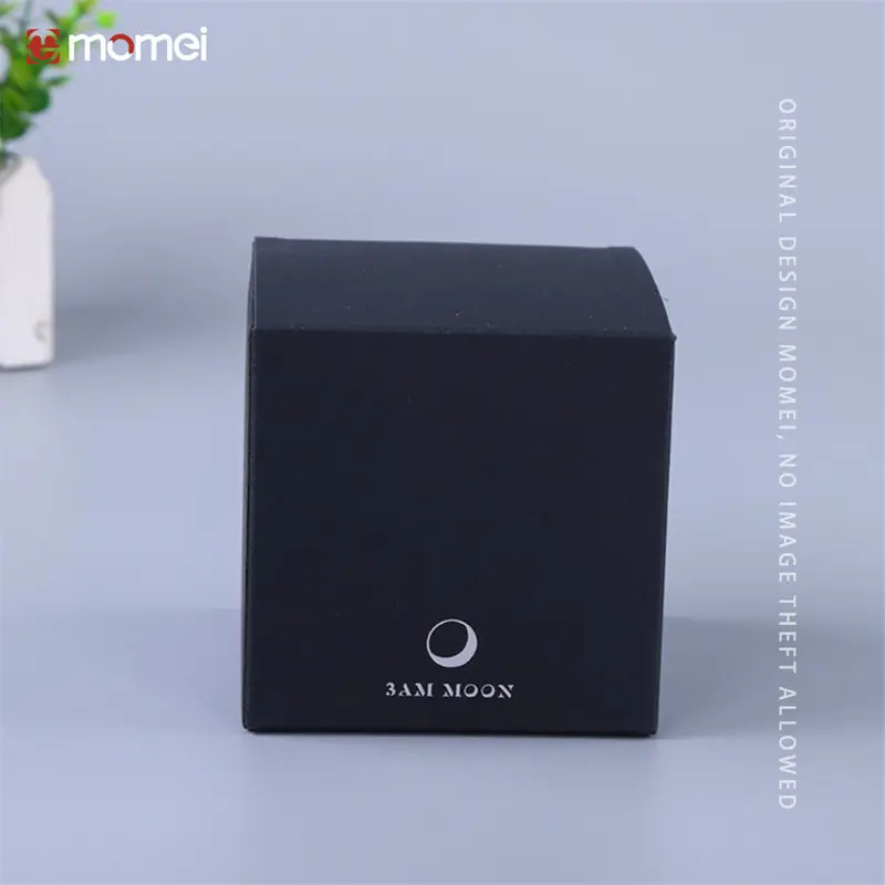 High-Quality Customized Black Card With Foldable Silver Foil Stamping Paper Packaging Box Factories, Service