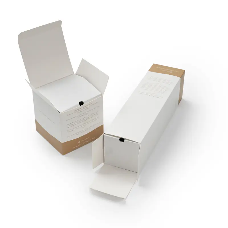High-Quality Printing Paper Foldable Boxes For Packaging Candles Supplier, Factory