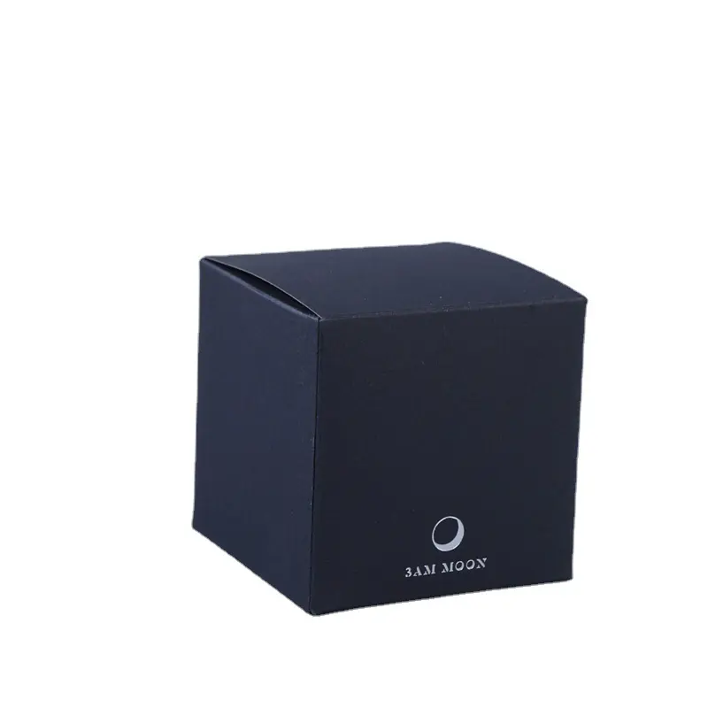 High-Quality Customized Black Card With Foldable Silver Foil Stamping Paper Packaging Box Factories, Service
