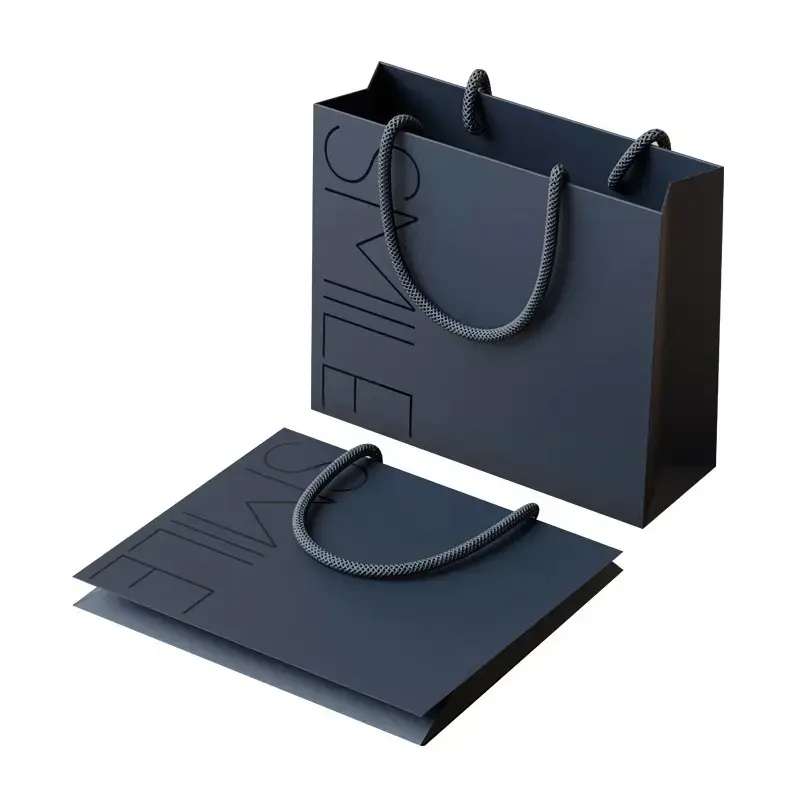 High-Quality Customized Thick Rope Portable Uv Printing Personalized Gift Bag Factory, Factories