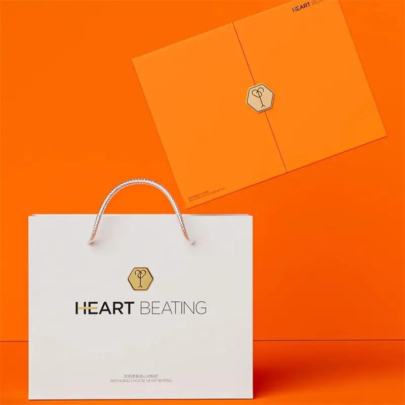 High-Quality Unique Double Door Foil Stamping Process Skincare Gift Box Packaging Supplier, Factory