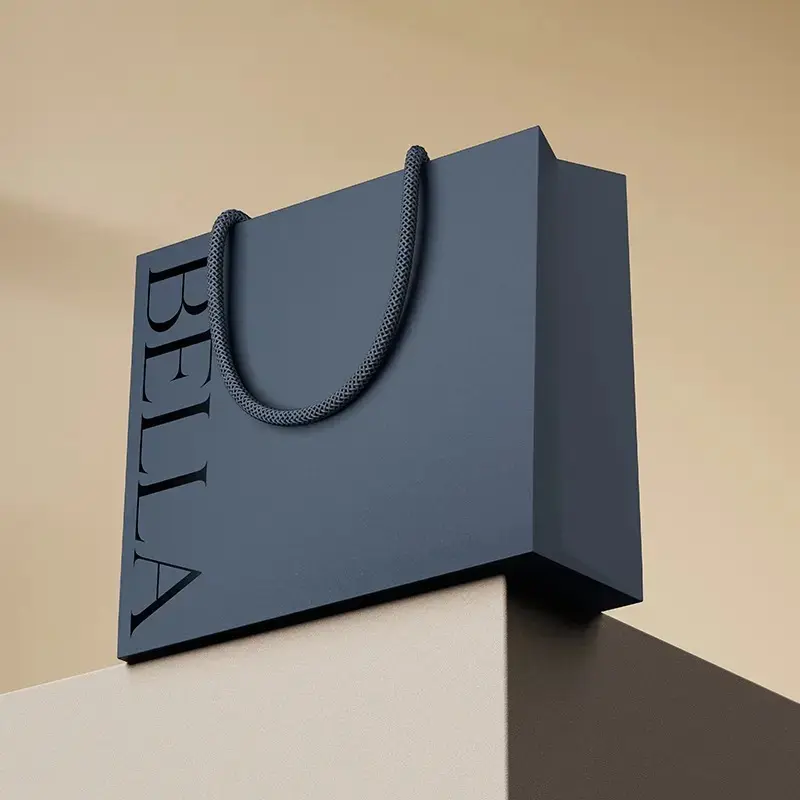 High-Quality Customized Thick Rope Portable Uv Printing Personalized Gift Bag Factory, Factories