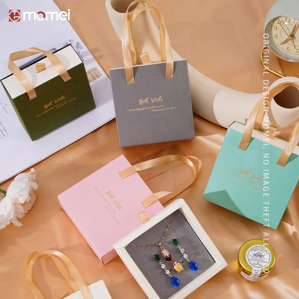 High-Quality Customized Handbag Hot Stamping Jewelry Packaging Boxes Small Paper Drawer Box Supplier, Service