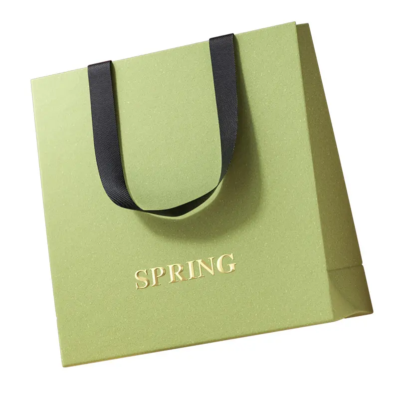 Custom China Suppliers Factory Printed Small Paper Square Gift Bags with Handles for Gift Packaging Supplier, Factory