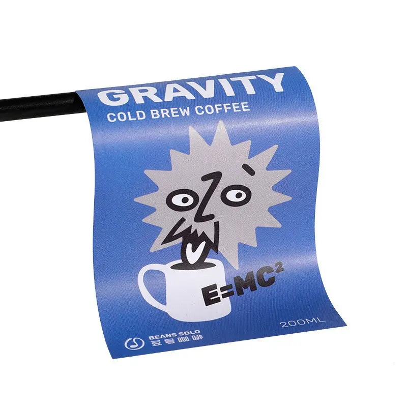 Custom Design PP Synthetic Paper Waterproof Labels