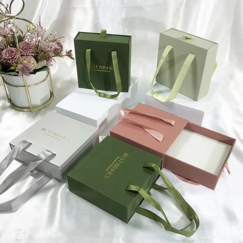 Custom China Suppliers Factory Printed Drawer Jewelry Boxes with Pink Lining for Elegant Packaging and Shipping Suppliers, Service