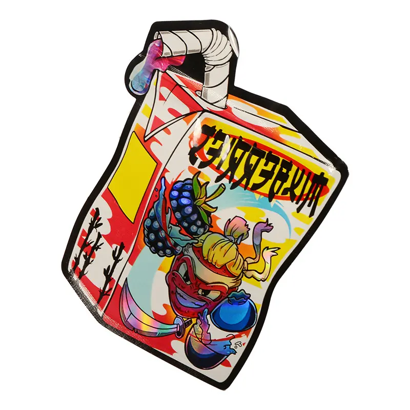 Custom Holographic Zipper Standing Up Sweet Pouch Printing Packaging Doypack Factory, Factories
