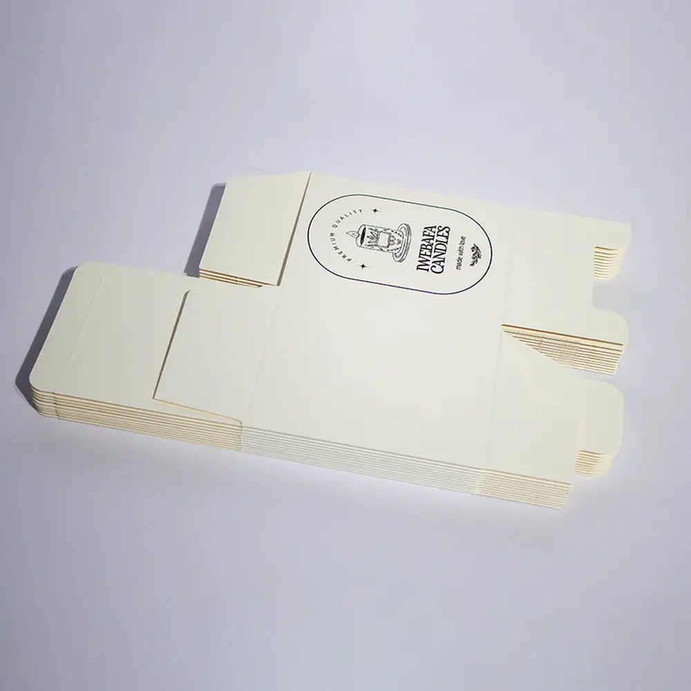 High-Quality Sustainable White Card  Folding Personalized Custom Candle Boxes Factory, Factories