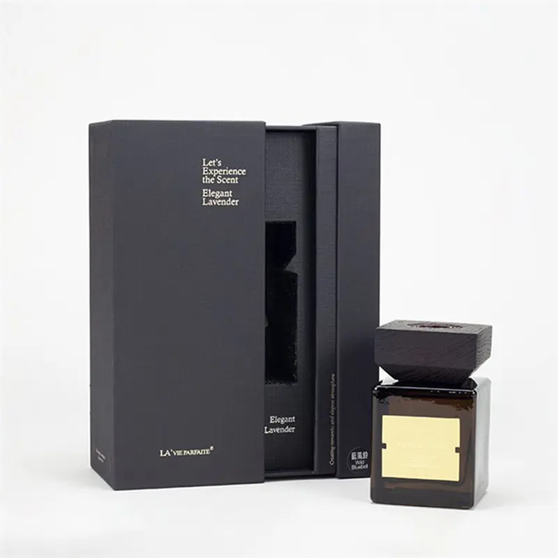Custom Customized Hot Stamping Matte Perfume Side-Loading Pull-Out Gift Boxes Factory, Factories