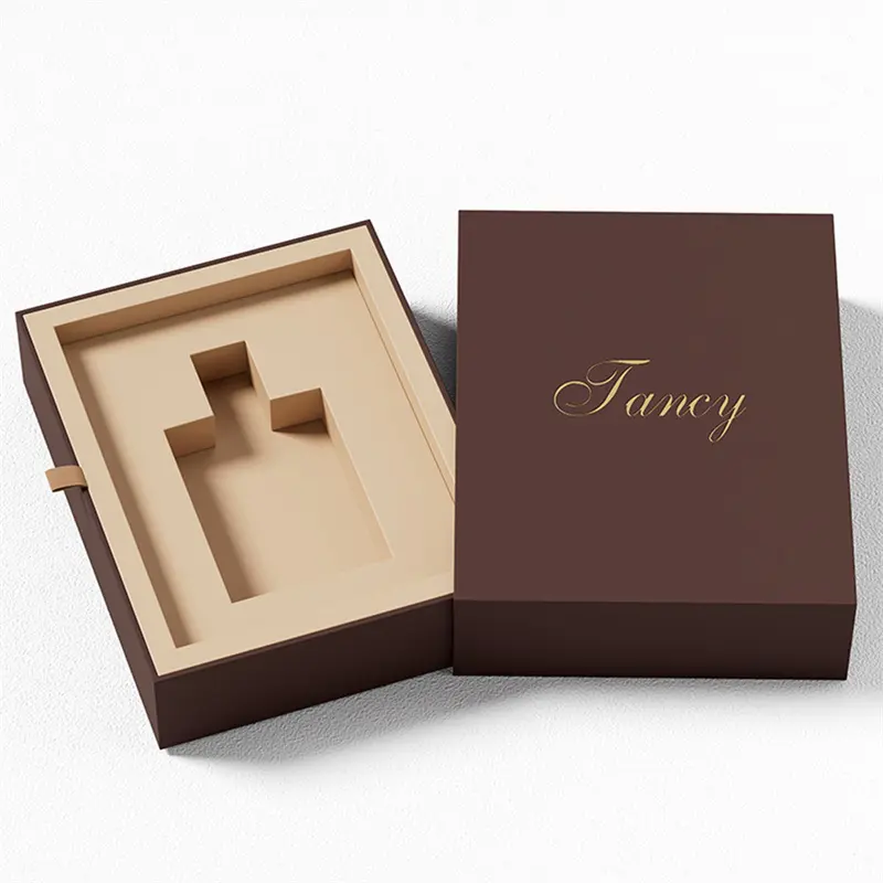 Custom Imprinted Pull-Out Perfume Gift Wrapping Boxes With Logo