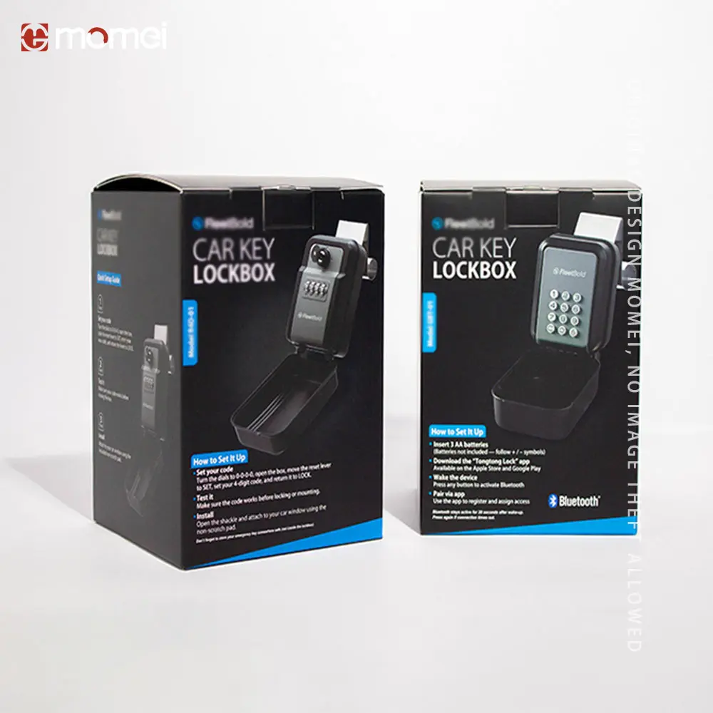 High-Quality Foldable Custom Printed Combination Lock  Packaging Boxes With Inner Factory, Service