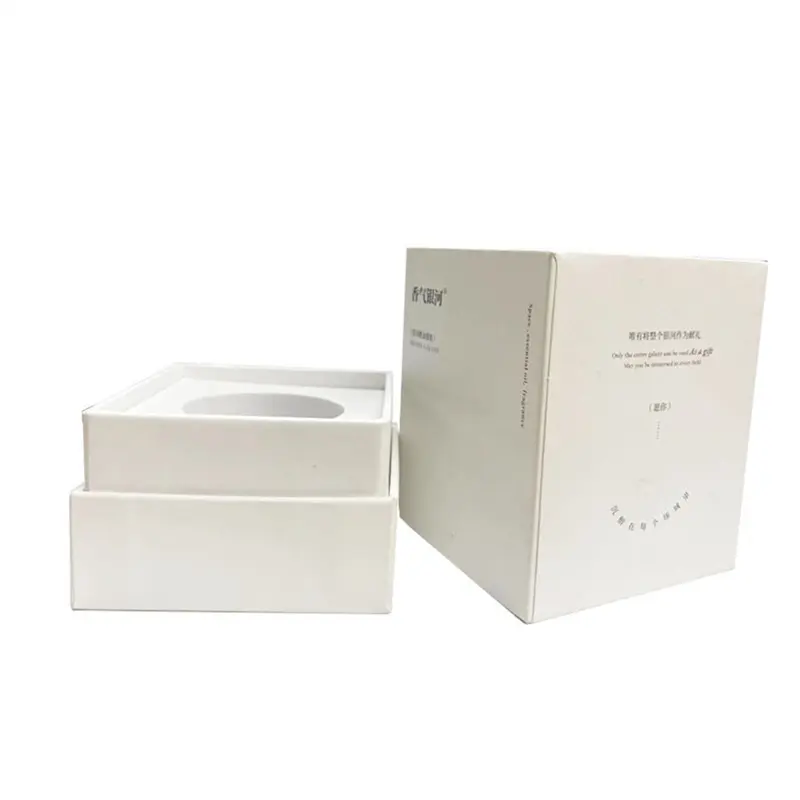 Custom Printed Essential Oil Perfume Gray Board Box For Gift Packing