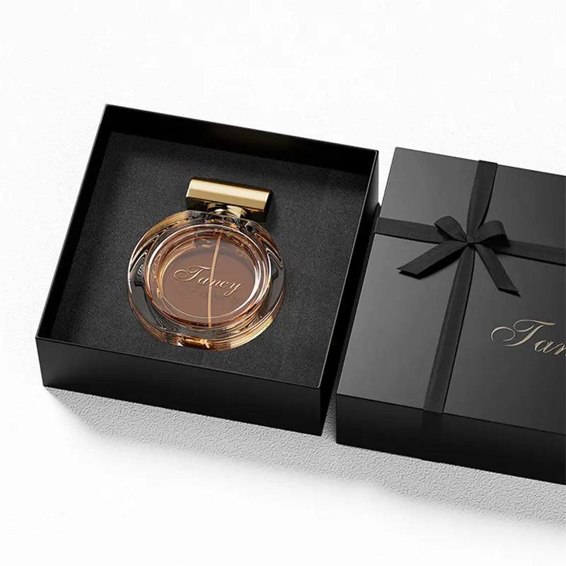 High-Quality Customized Bow Stamping Perfume Gift Boxes With Inserts Factory, Factories