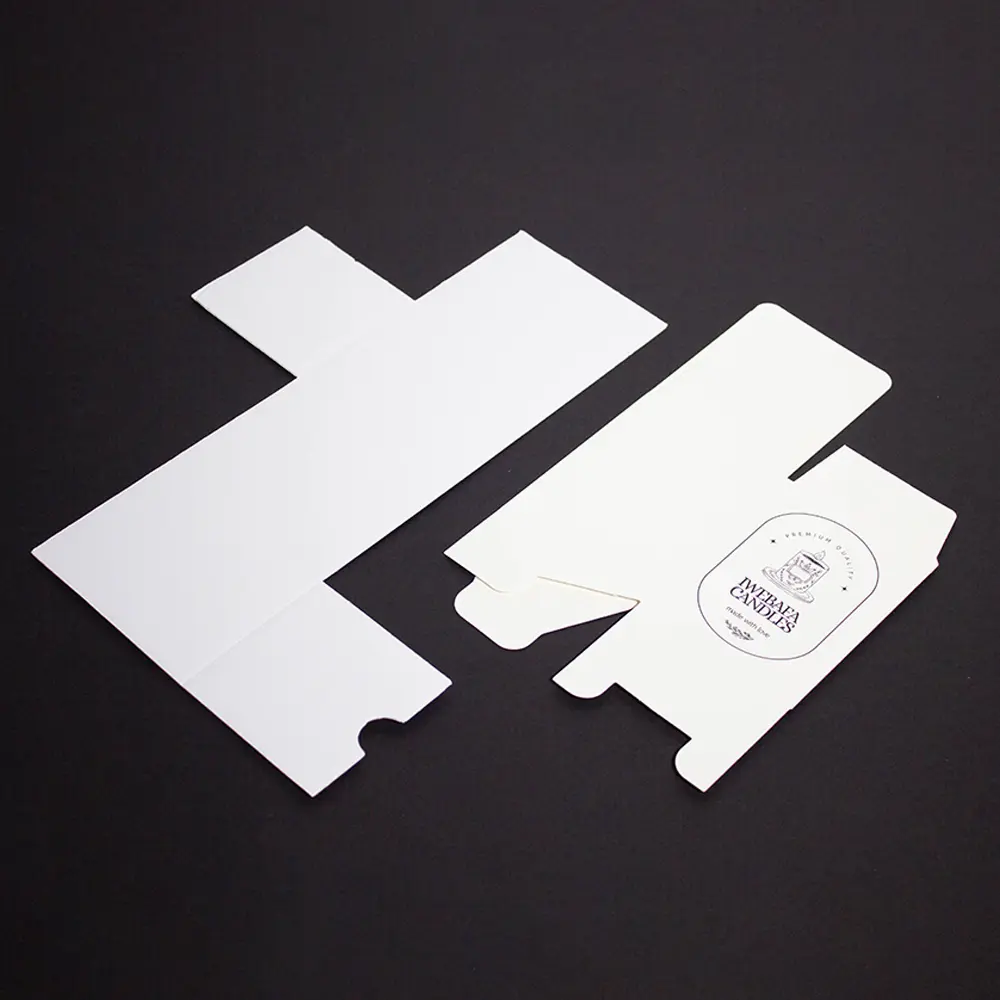 High-Quality Sustainable White Card  Folding Personalized Custom Candle Boxes Factory, Factories