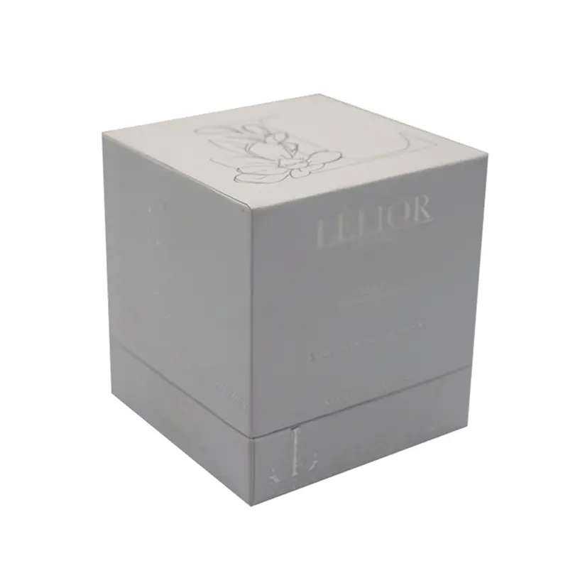 Custom Customized Hot Silver Foil Printed Gift Packaging With Flocked Inner Tray Factory, Service