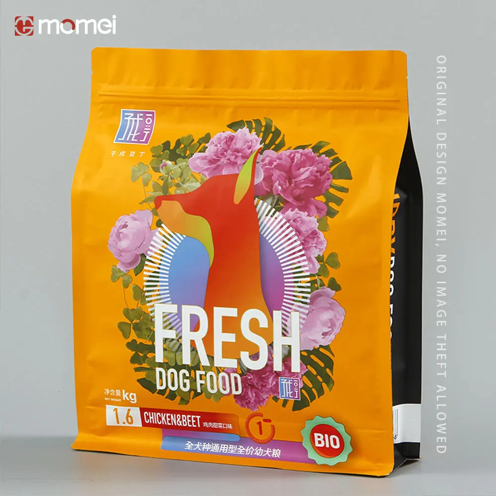High-Quality Digital Printed Pet Stand Up Resealable Pouch Bags With Zipper Supplier, Factory