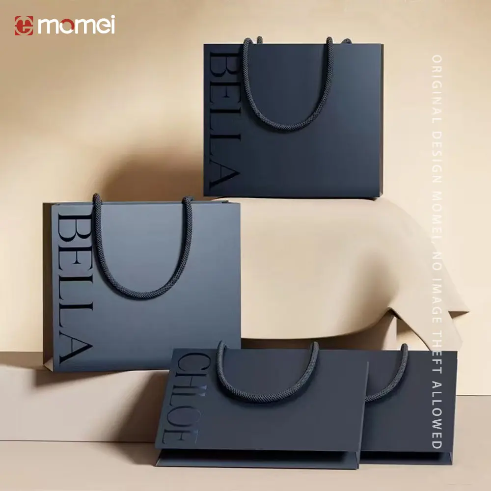 High-Quality Customized Thick Rope Portable Uv Printing Personalized Gift Bag Factory, Factories