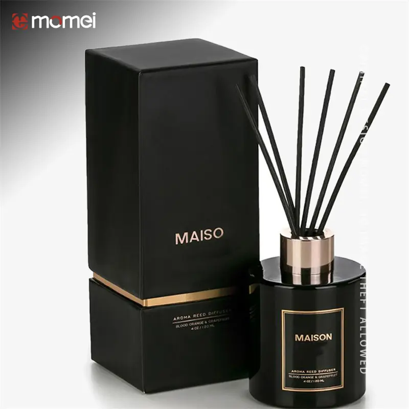 Custom Customized Black Card Stamping Process Reed Diffuser Box Packaging Factories, Service