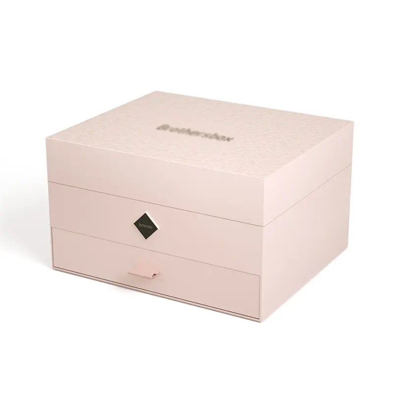 Custom Stamping Crafted Double Book Type Pull-Out Skin Care Box Packaging