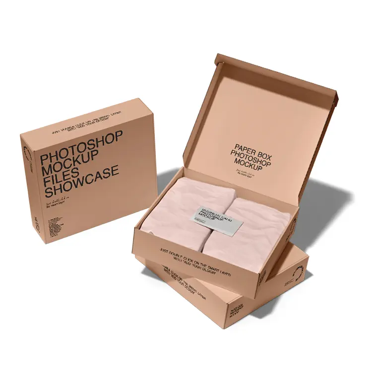 High-Quality Printed Corrugated Mailer Box Packages For Shipping Clothes Factory, Factories